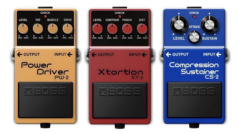 BOSS – Trois nouvelles pédales virtuelles pour la PX-1